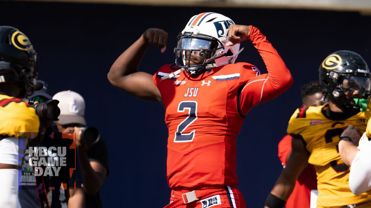 Shedeur Sanders Jackson State red uniform