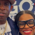 Actress Sheryl Lee Ralph Visits Deion Sanders