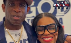 Actress Sheryl Lee Ralph Visits Deion Sanders