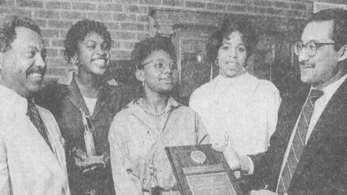 Hampton women 1988 CIAA