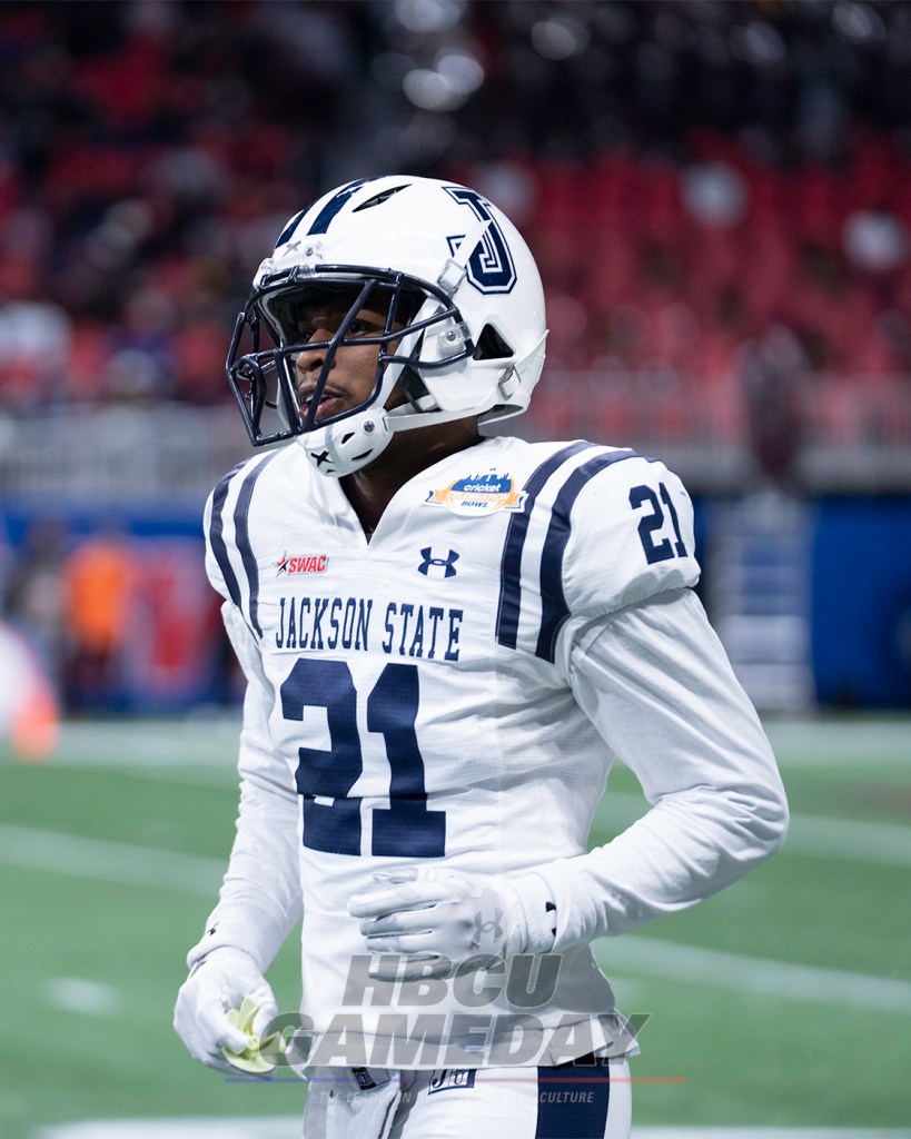 Shilo Sanders during his time at Jackson State, a Mississippi HBCU.