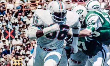 Larry Little was a fleet-footed guard for the Miami Dolphins