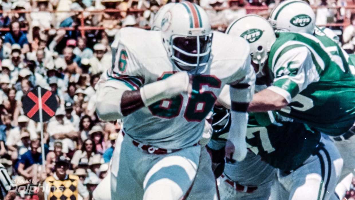 Larry Little was a fleet-footed guard for the Miami Dolphins