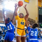 North Carolina A&T star Jazmin Harris named CAA POTW