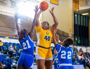 North Carolina A&T star Jazmin Harris named CAA POTW