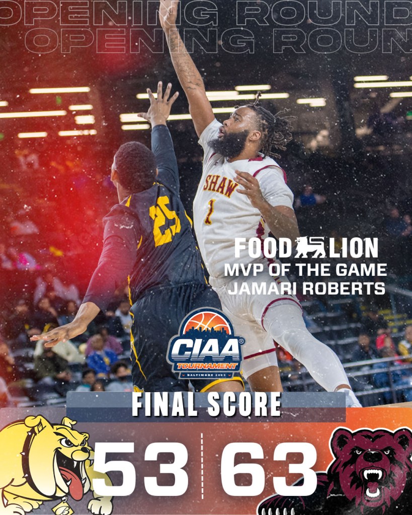 CIAA Tournament: Defense leads Shaw over Bowie State