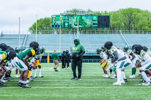 Norfolk State fights cold weather for spring football game