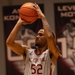 North Carolina Central University player passes at 22