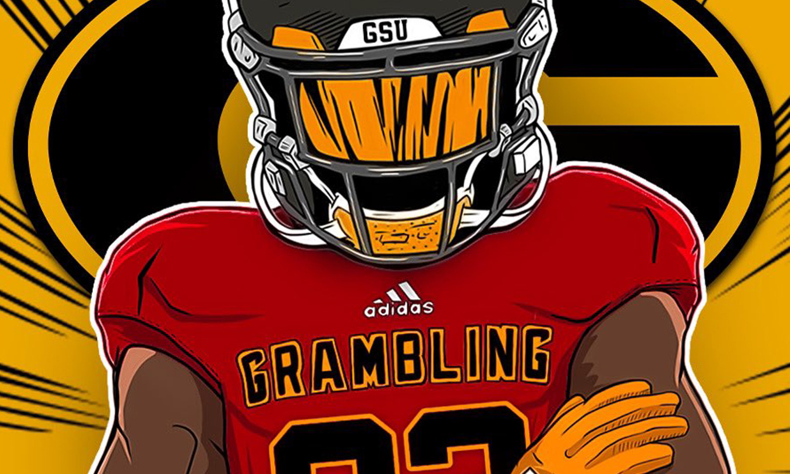 Grambling State athletic jerseys through the years