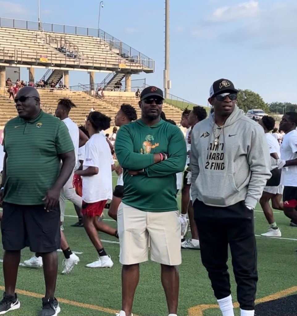 Dawson Odums, Willie Simmons and Deion Sanders