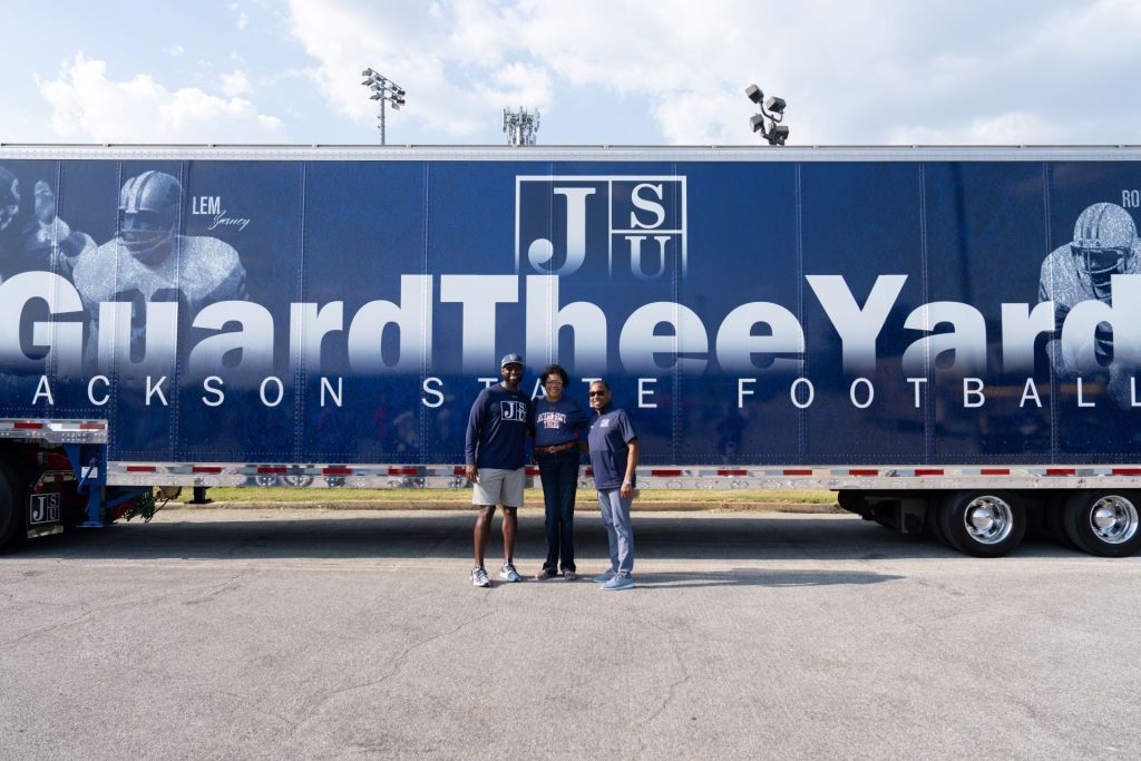 football equipment truck