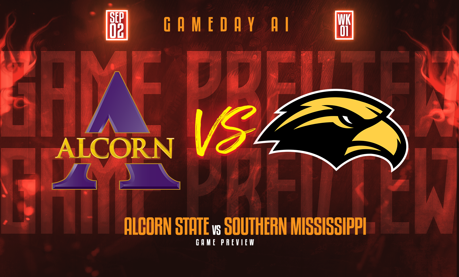 Game Preview Alcorn State opens against Southern Miss.