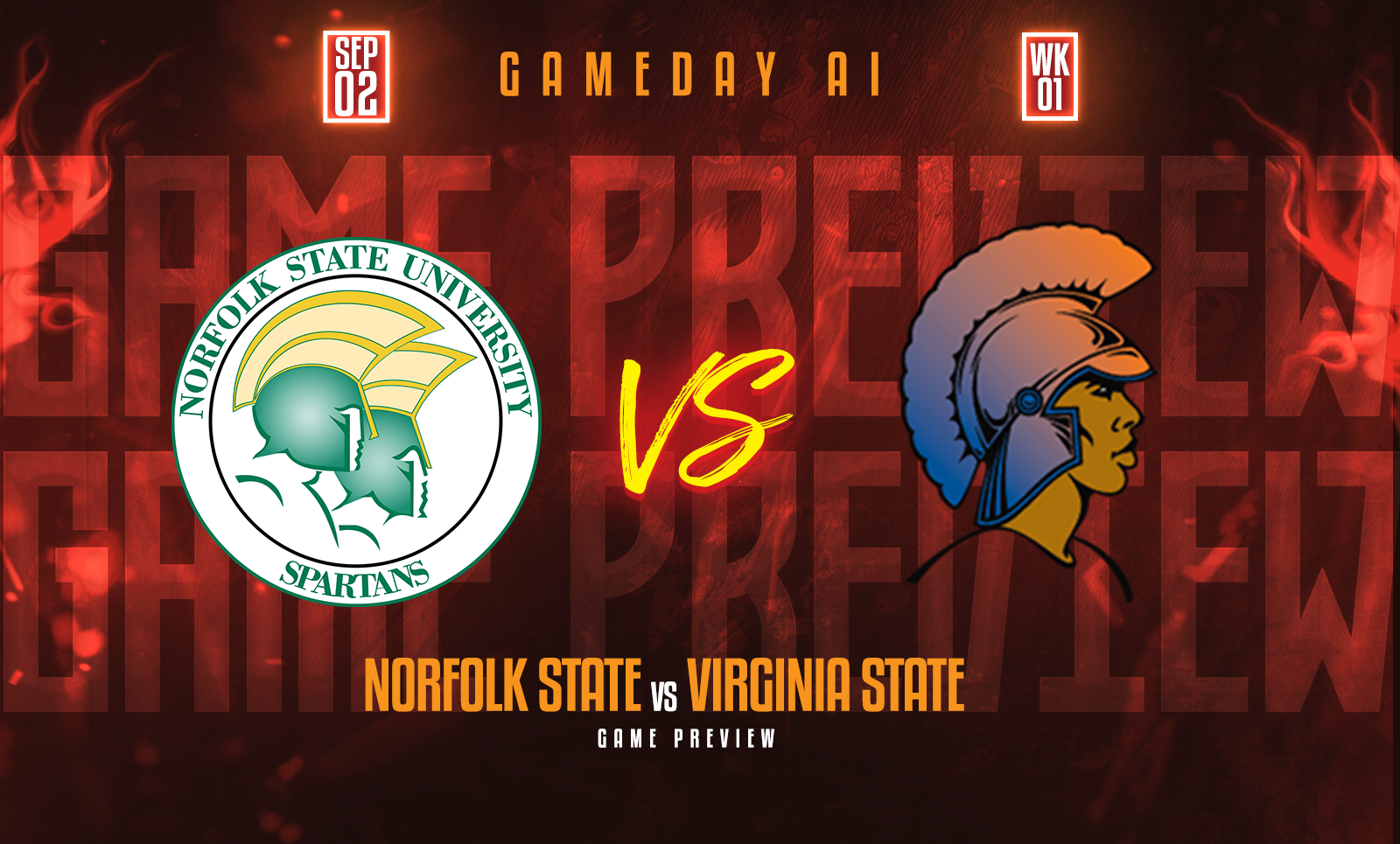 2021 Norfolk State Football Game Program vs. VA Lynchburg by Matt