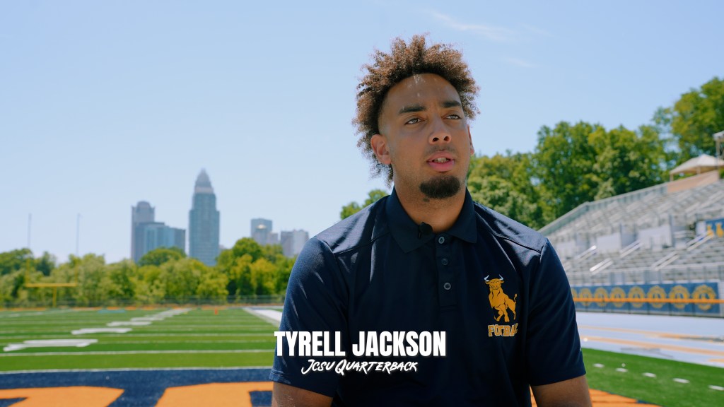 Johnson C Smith HBCU Gameday JCSU brick x brick Tyrell Jackson