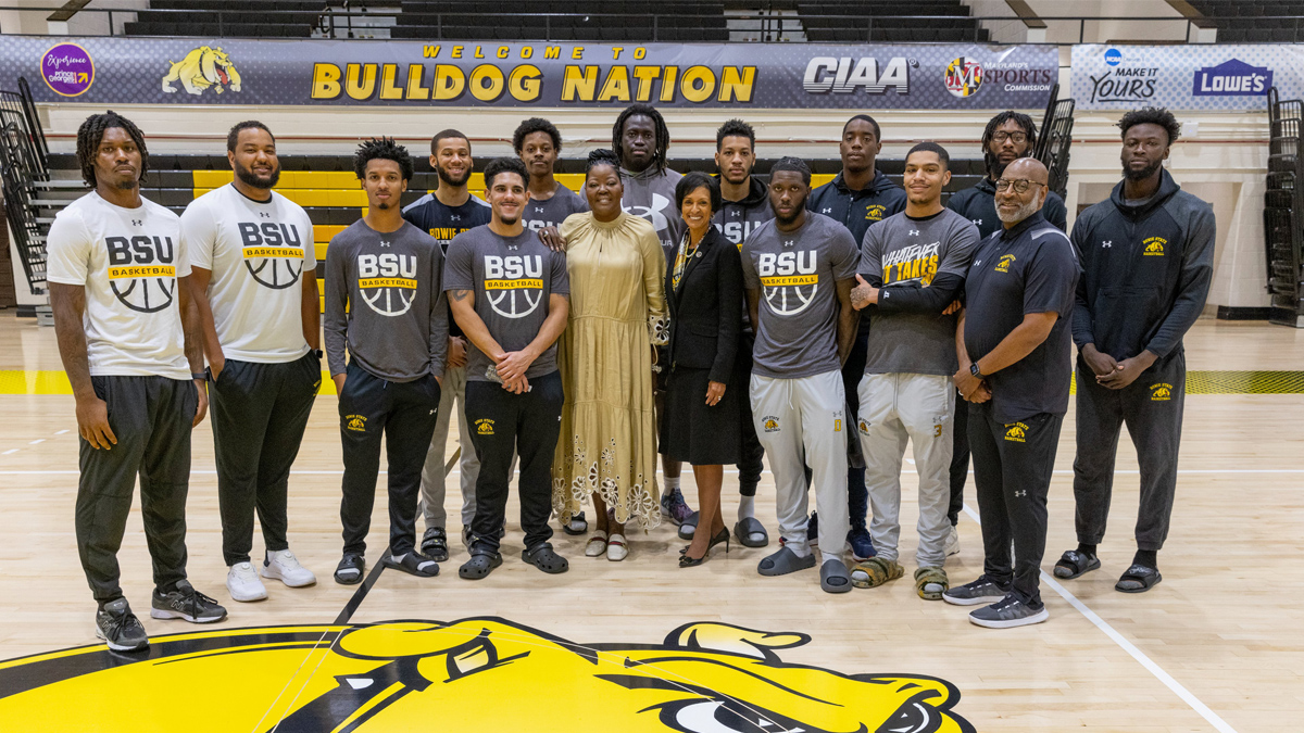 Wanda Durant, mother of Kevin Durant, at Bowie State University