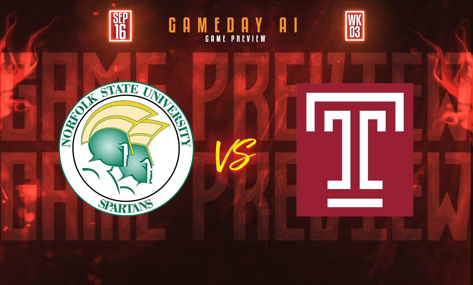 Norfolk State travels to Philadelphia to take on Temple - HBCU Gameday