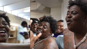 Rapper BigXthaPlug visits Prairie View A&M locker room