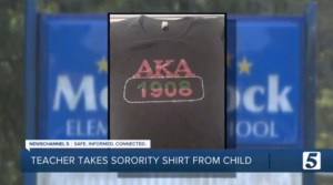 AKA shirt taken from 7-year old student by teacher