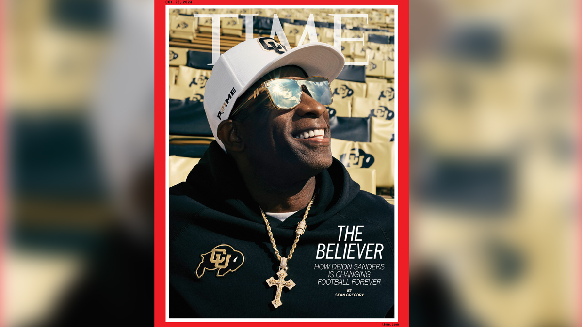 Deion Sanders featured on Time Magazine cover - Sports Illustrated