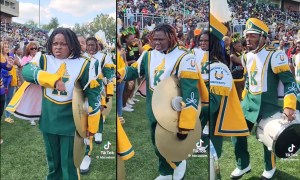 Kentucky State Band goes viral with legendary mean mugs