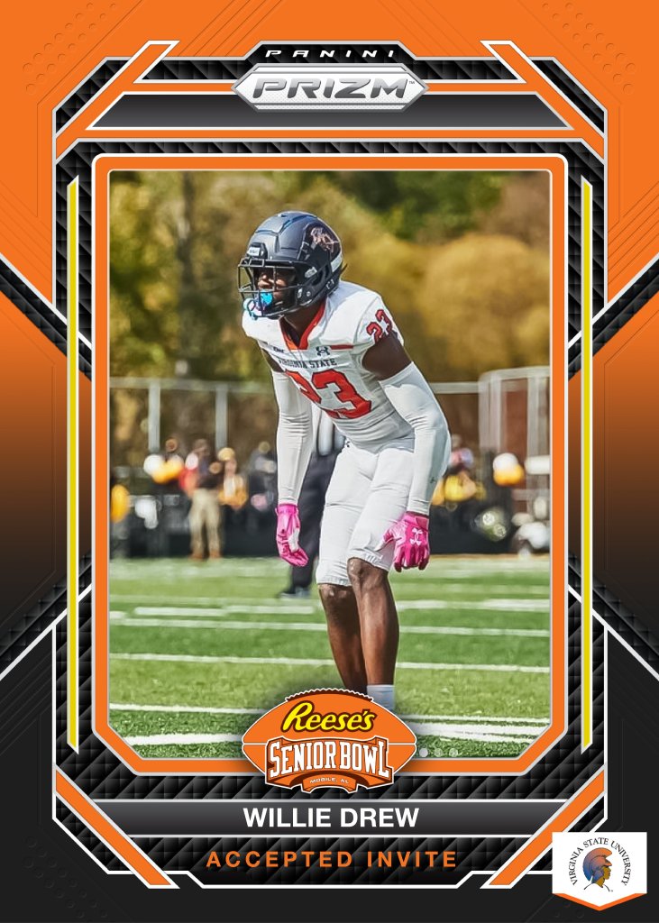 Willie Drew, Virginia State University, Senior Bowl