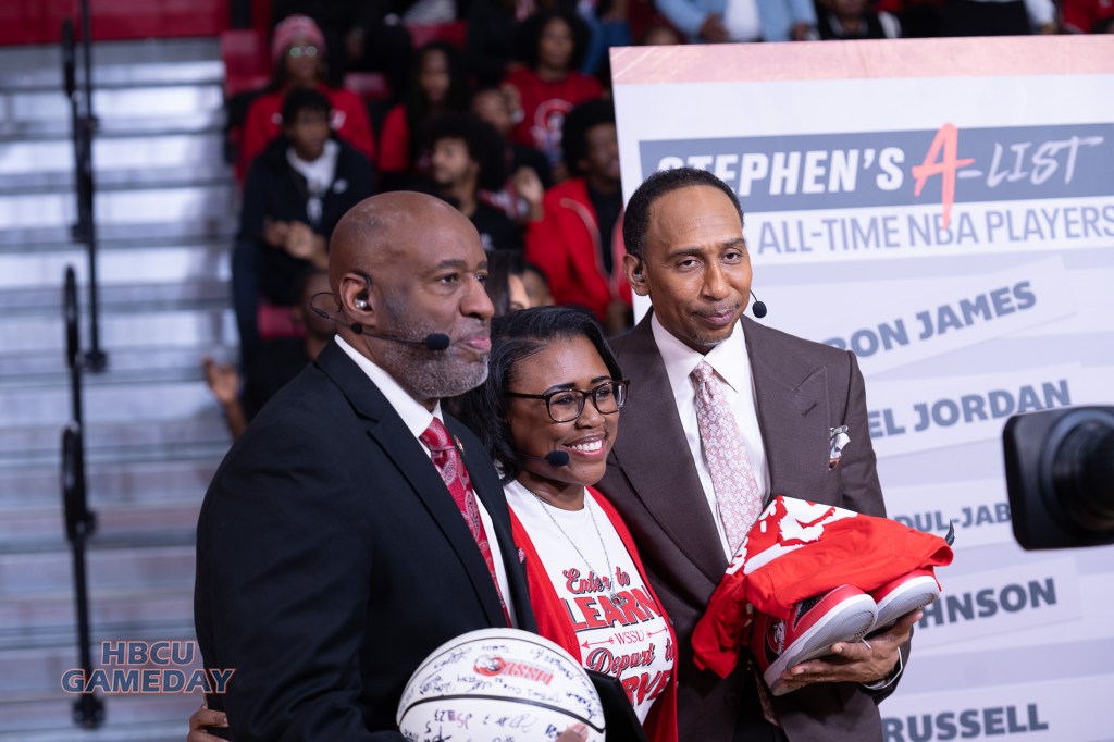 Stephen A, WSSU, First Take, WSSU, L'Tona Lamonte