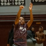 College basketball play called by fifth-grader in blowout win