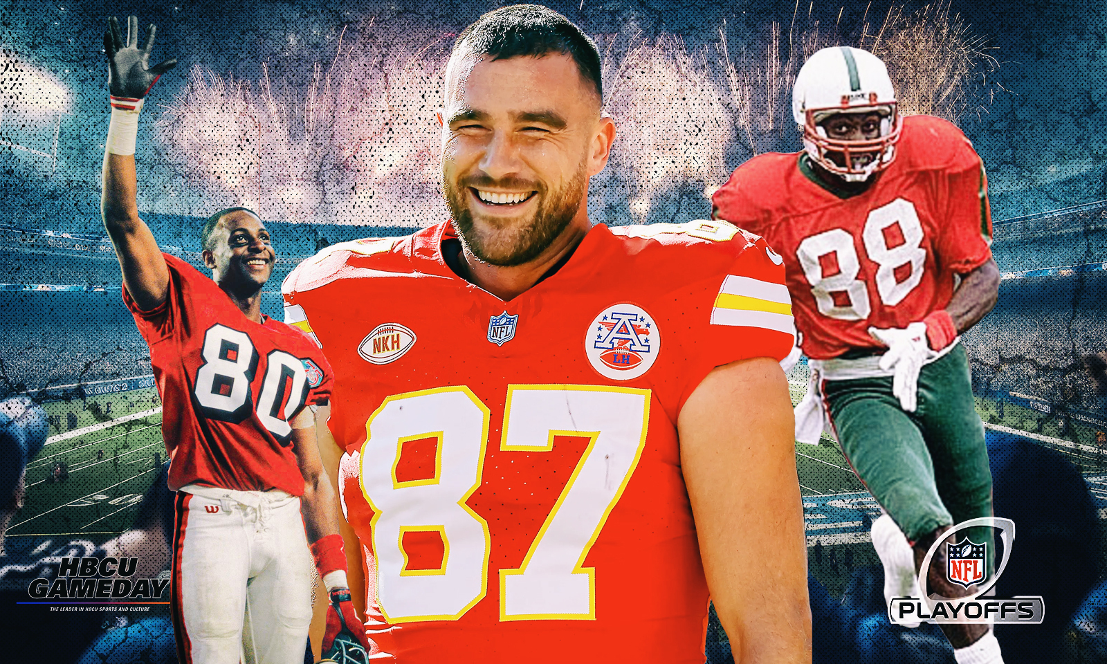 Travis Kelce Passes Jerry Rice's Playoff Reception Record - HBCU Gameday