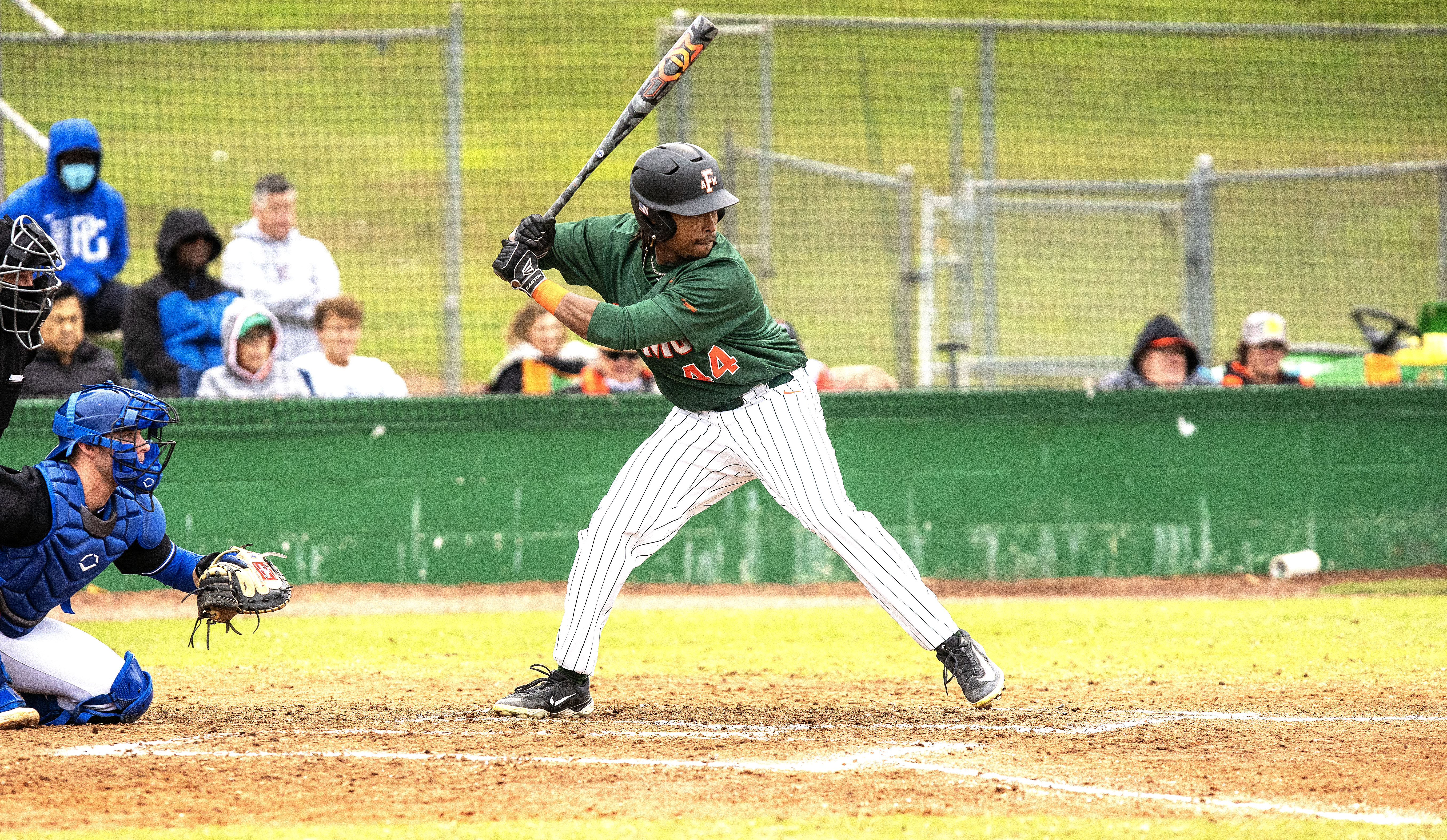 FAMU's Jakoby Stanley knocks in an RBI against the Eastern Illinois Panthers