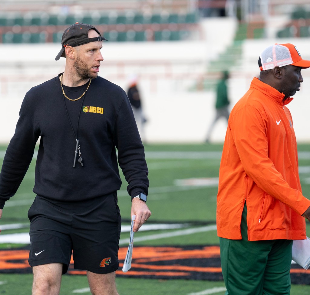 FAMU spring practice.