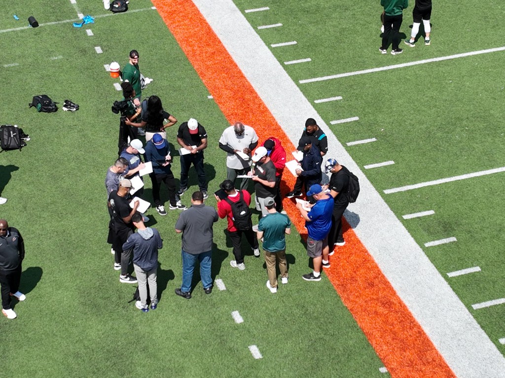 18 scouts attended Pro Day including an NFL head coach and a general manager.