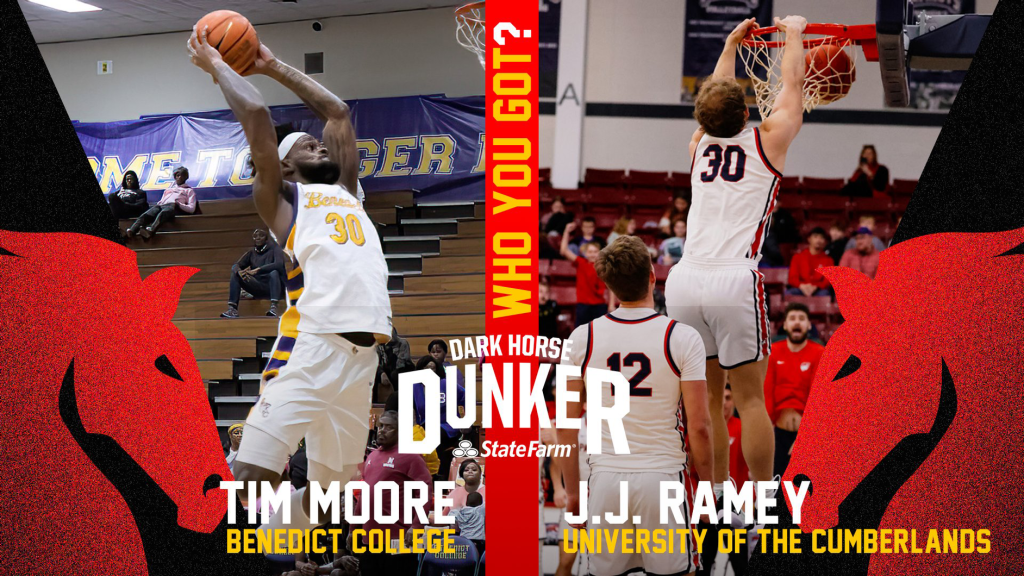 State Farm Dark Horse Dunker competition Tim Moore Benedict College