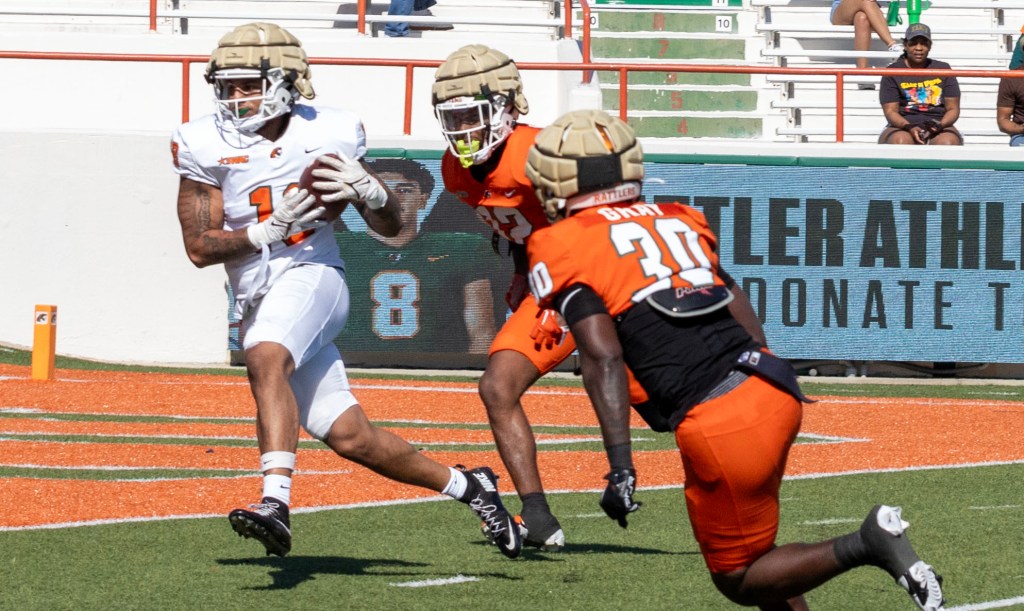 FAMU Tight End Koby Gross spring game James Colzie III