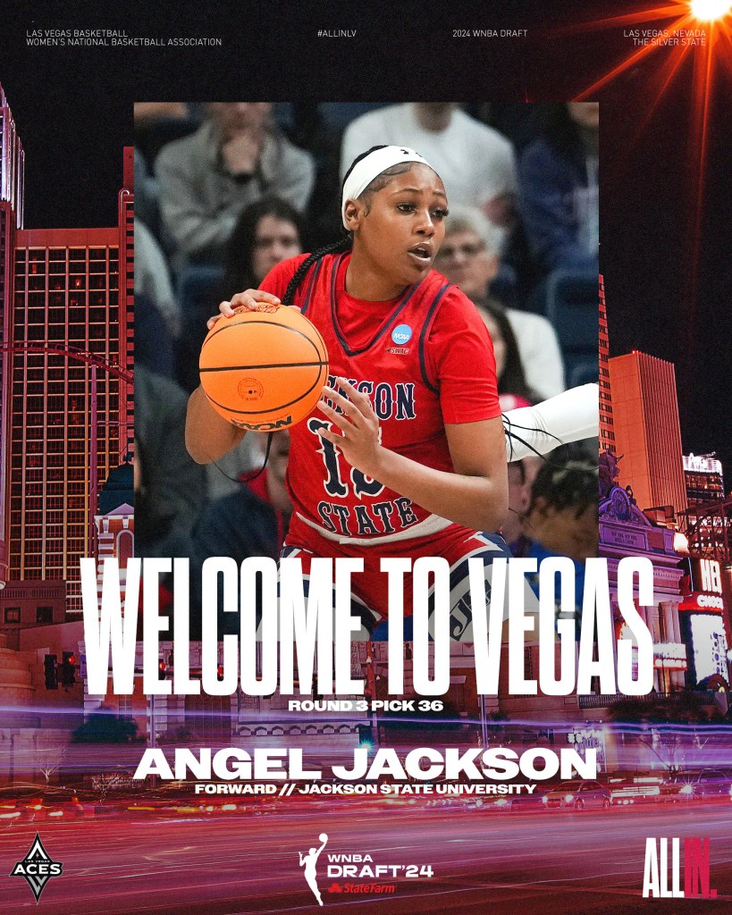 Angel Jackson, Las Vegas Aces, WNBA Draft