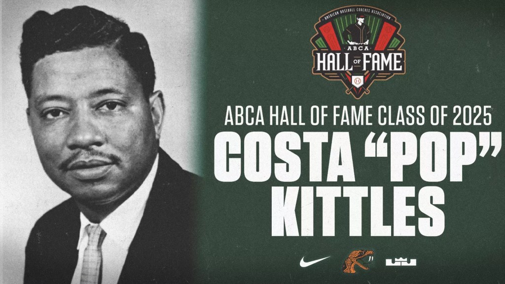 HBCU FAMU American Baseball Coaches Association Hall of Fame