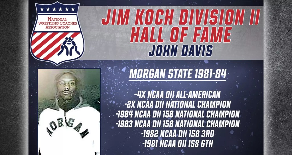 HBCU Morgan State Wrestling Hall of Fame 