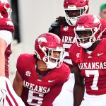 Arkansas football dominates HBCU, has fun with cheerleader