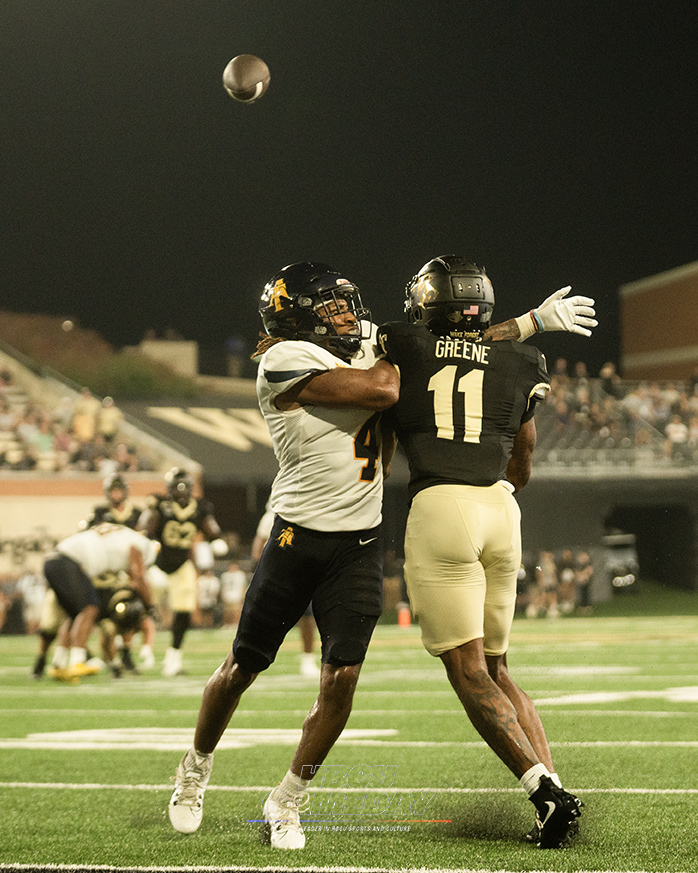 Wake Forest versus NCAT football. ACC versus CAA.