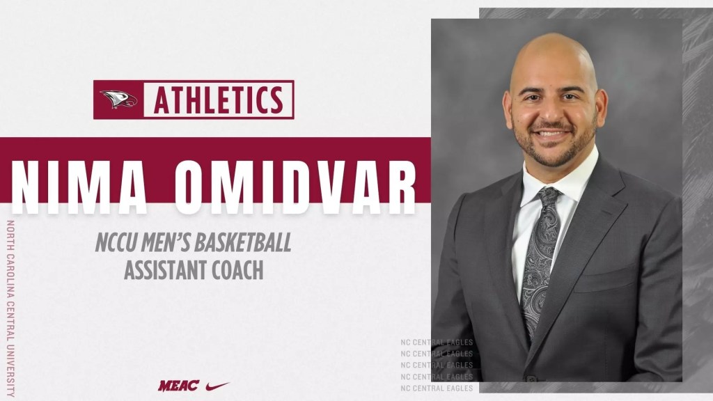 NCCU Nima Omidvar NCAA