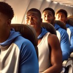 HBCU football players lose their cool on first ever flight