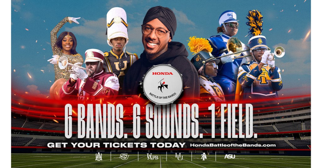 Nick Cannon Honda Battle of the Bands HBCU Bands SoFi Stadium