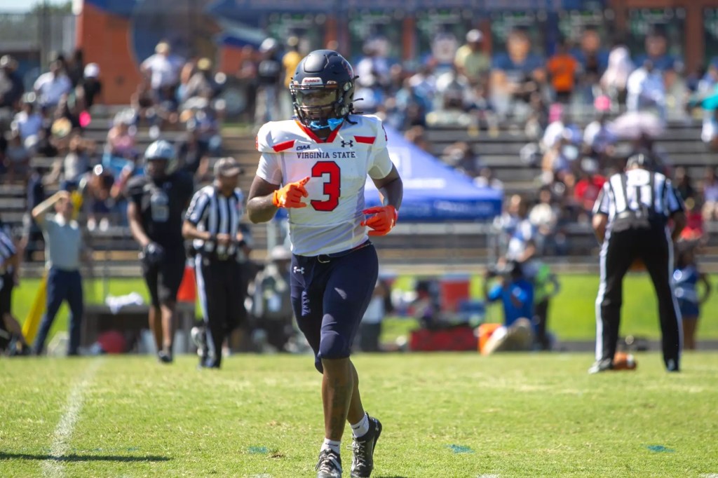 Virginia State running back Tylique Ray