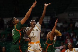 HBCU women’s squad flirts with 100 points in first half