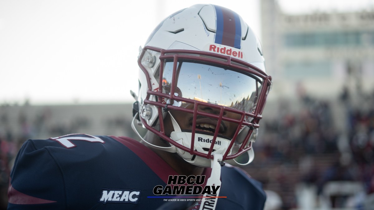 Ryan Stubblefield runs the ball against Norfolk State. (Steven J. Gaither/HBCU Gameday photo)
