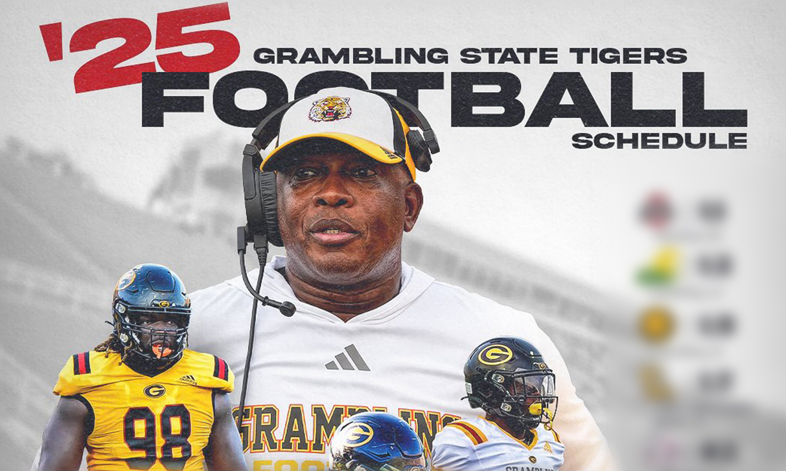 Grambling State 2025 football schedule packed with big games HBCU Gameday