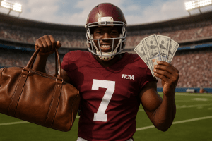 NCAA sports have officially left the amateur ranks