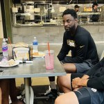 HBCU basketball coach has lunch with Steelers QB Aaron Rodgers