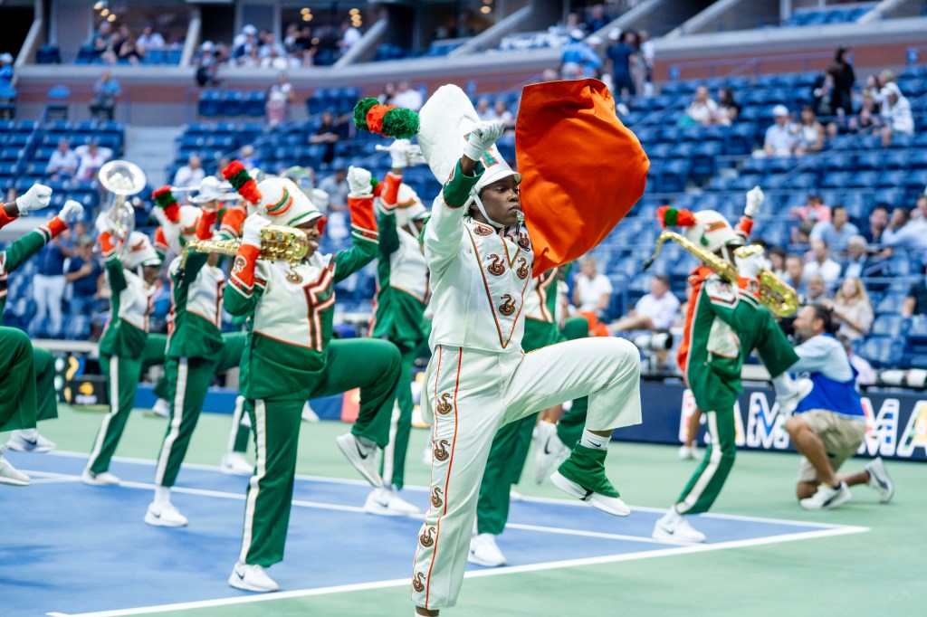 Marching 100 performs at U.S. Open