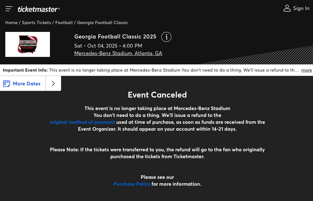 HBCU Georgia Football Classic Mercedes-Benz Stadium Atlanta