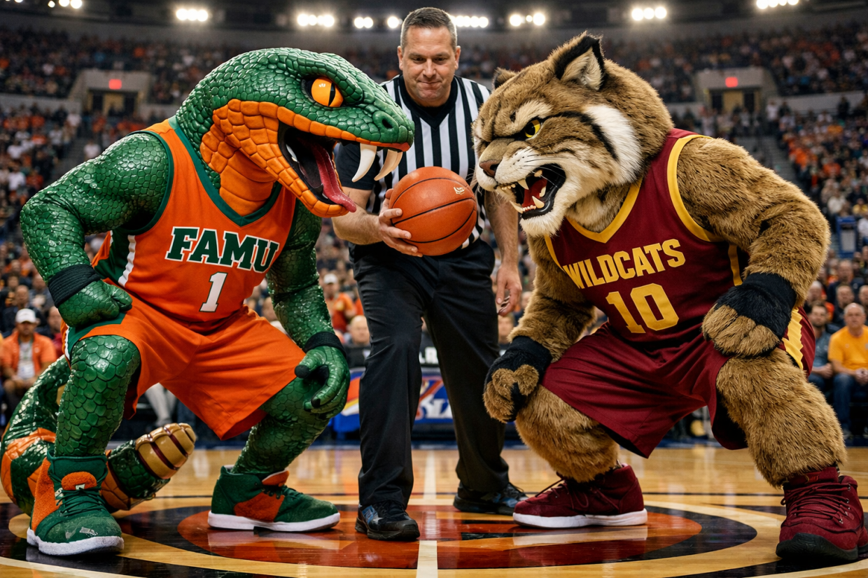 FAMU Rattlers vs B-CU Wildcats basketball